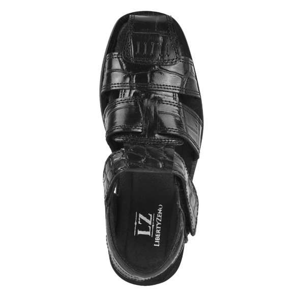 LIBERTYZENO Boys Closed Toe Crocodile Print Genuine Leather Fishermen sa… - Picture 7 of 8